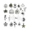 Alloy Flower DIY Jewelry Accessories for Necklace, Bracelet, Key Pendant