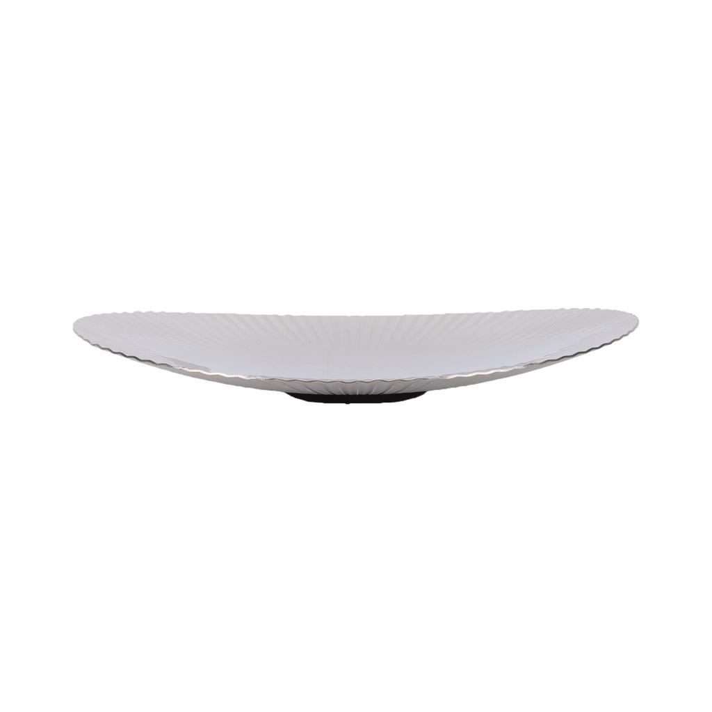 304 Stainless Steel Serving Tray Oval Platter Decorative Fruit Platter for Home Living Room