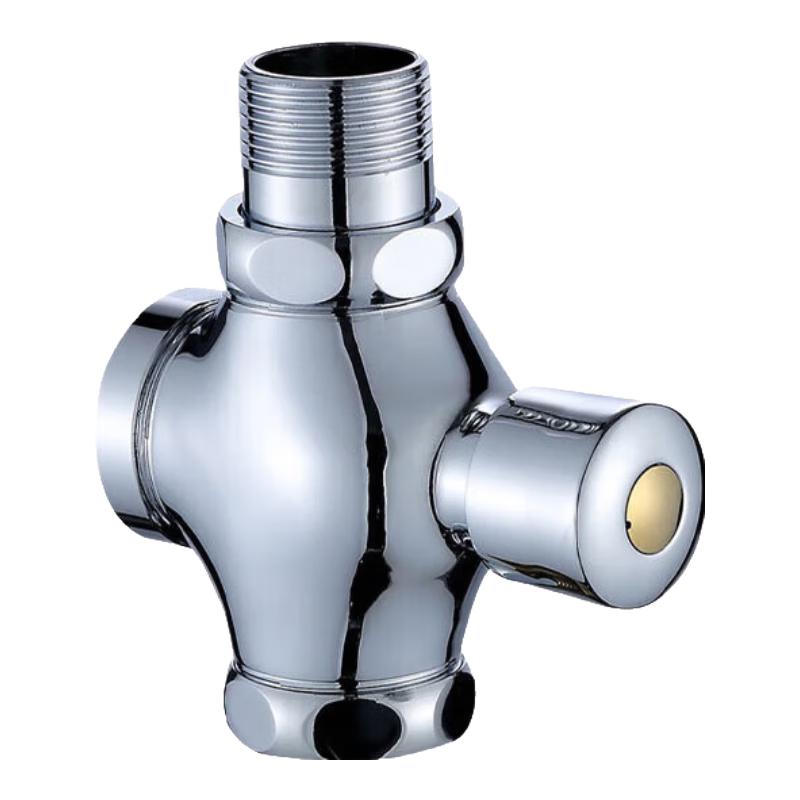 Self-Closing Push-Button Toilet Flush Valve