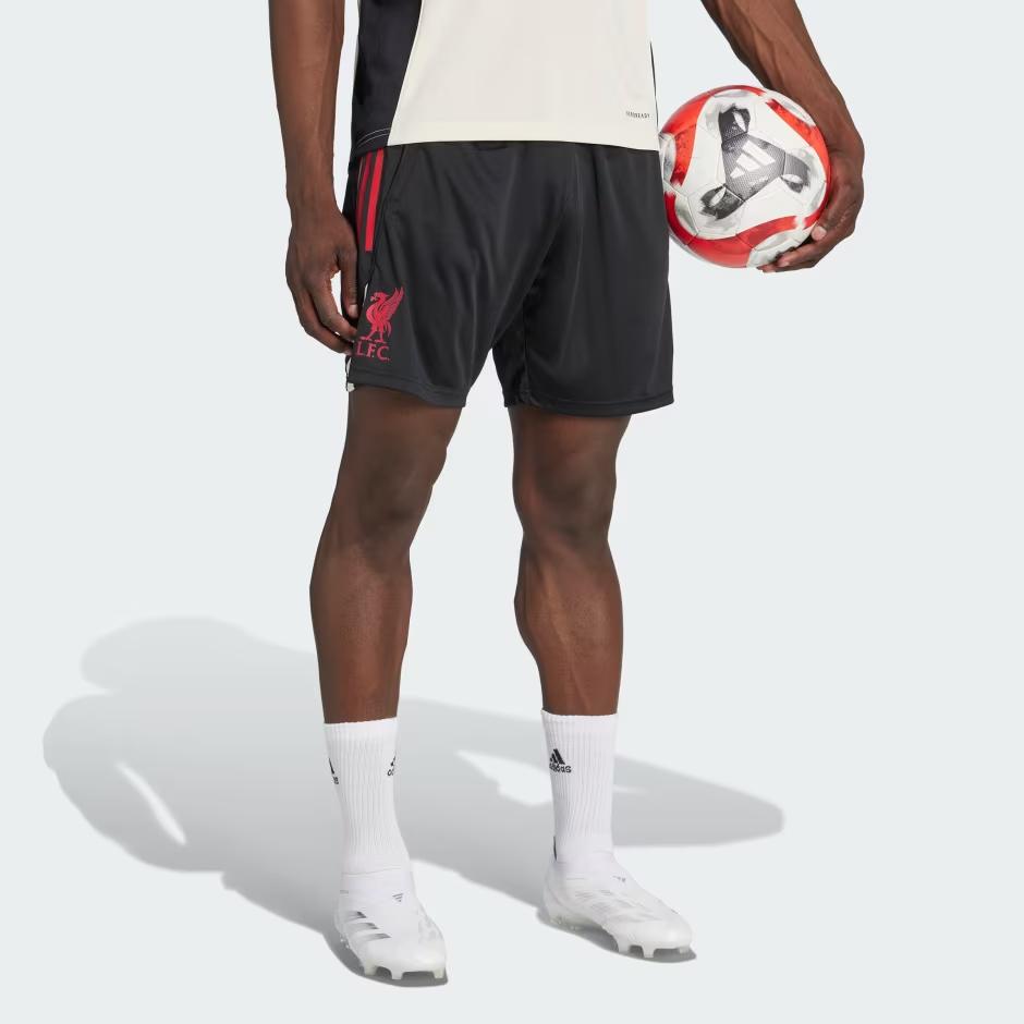 adidas Pantalones Deportivos de Fútbol Rayados con Logo del Liverpool FC Tiro 25 para Hombre JV6575