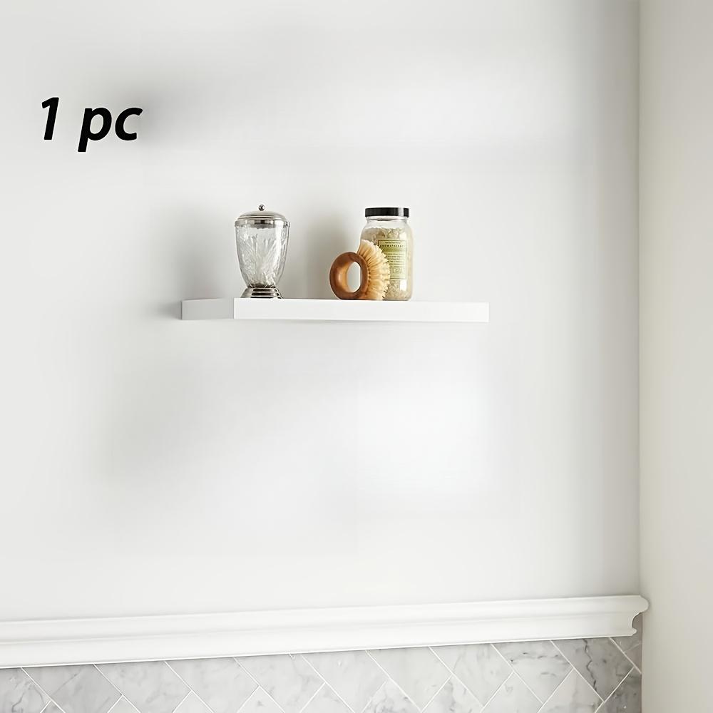 

1pc Nordic Minimalist Wooden Wall Shelf - Single Tier Hanging Storage Rack,Ideal for Decor and Organization,Shelves for Bathroom
