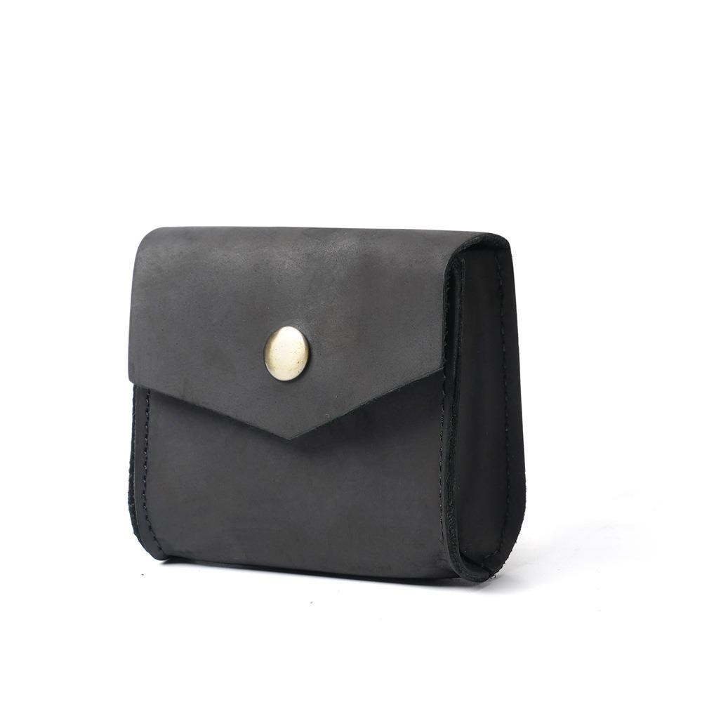 Leather Card Holder Minimalist Wallet Handmade Coin holders Compact Leather coin purses Front Pocket Wallet for Men & Women