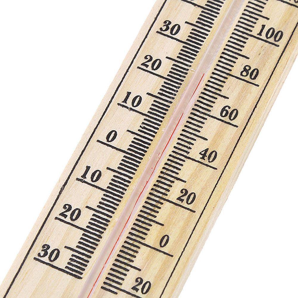 Wall Hanging Practical Room Wood Garage Indoor Direct Reading Type Logger Thermometers Wall-mounted