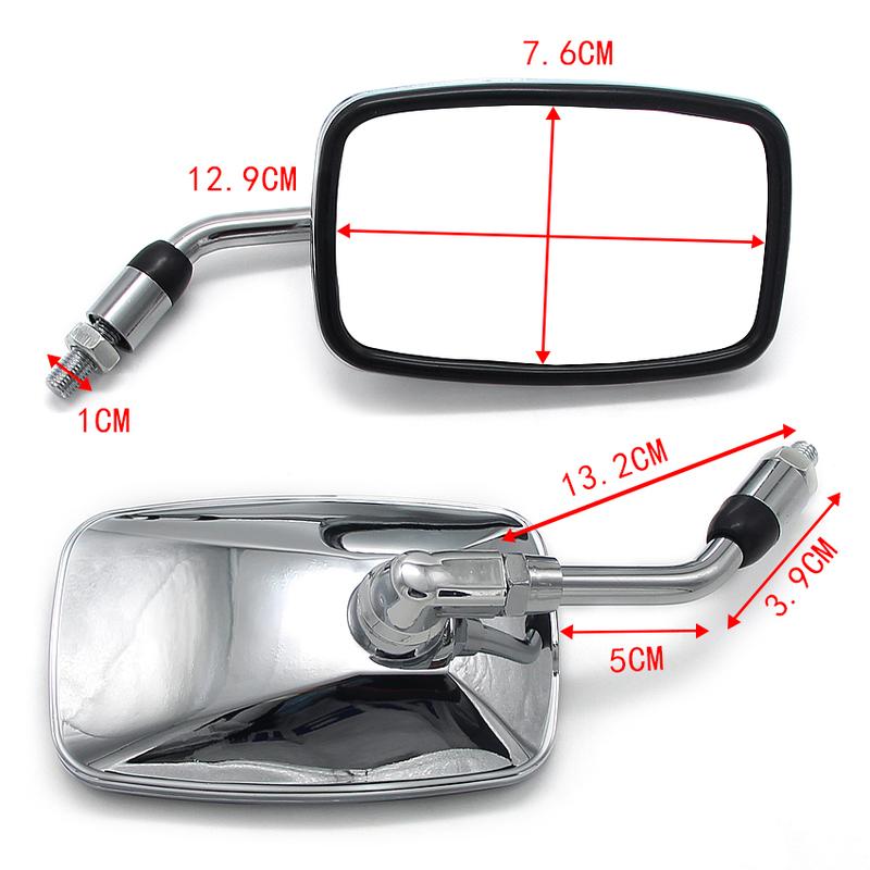 Motorcycles Side Mirror for Honda NV400 NV600 NV750 VT400 VT500 VT600 VT700 VT750 VT800 VT1100 Shadow 400 500 600 700 750 800