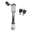 Tow Hitch Receiver Lock White Car Trailer Off Road Vehicle Truck Hitch Pin Key Lock