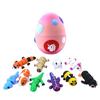 Dragon Egg with Mini Animals 3D Printed Articulated Animal Figurines Inside Egg Pocket Pet Fidget Toy for Kids Gift Easter Basket Stuffers