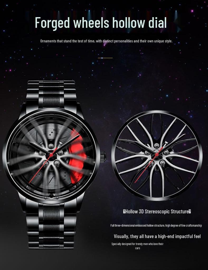 SVJ Men's Quartz Watches - Forged Hollow Design, Hot Selling Hydraulic Model.