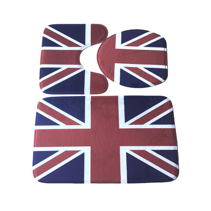 Koupelnová předložka v západním stylu Ekologická koupelnová předložka Koberec Věž Scénický U Koupelnová předložka Předložka na toaletní sedátko pro domácí dekoraci Rohožka