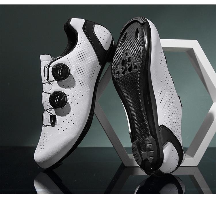 2022 Cross-Strap Lock Road Cycling Shoes with Hard Sole for Mountain Biking and Racing