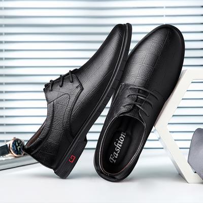 New Genuine Leather Mens Oxfords High Quality Casual Business Footwear Male British Style Genuine Leather Dress Formal Shoes Men