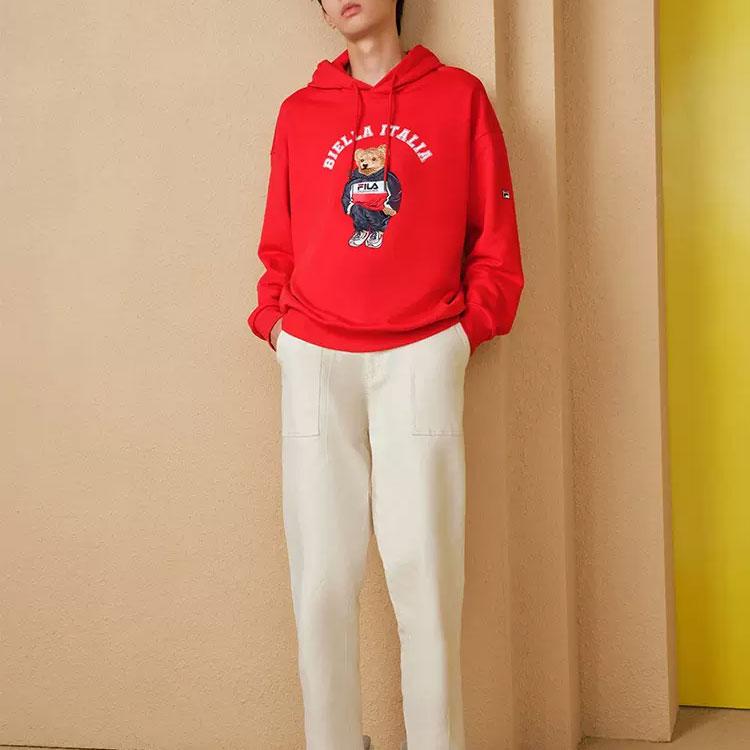 New FILA Sweatshirt Men's Legend Red F51M239299F-RD