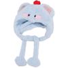 Korean Style Ear Protection Hat Cartoon Plush Pullover Hats Plush Earmuffs Cap  Cycling Riding