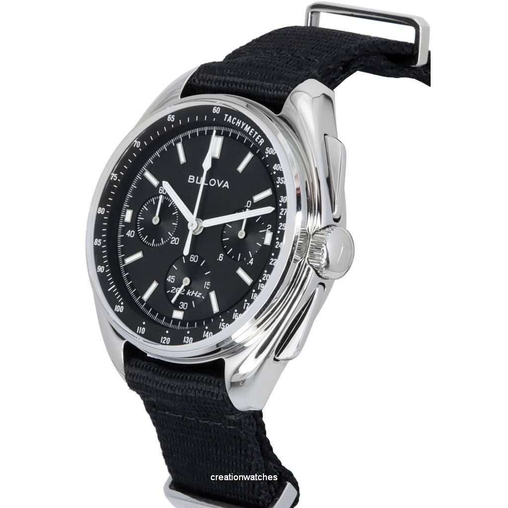 BULOVA Lunar Pilot Special Edition Chronograph Black Dial Quartz 96A225 Men's Watch