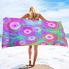 Microfiber Beach Towel,Beach Towel Oversized,Abstract Art Bath Towels,Super Soft Water Absorpt Bath Towel for Bathroom Pool Swim