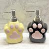 Cute Cat's Paw Liquid Soap Dispenser Shower Gel Shampoo Ceramic Soap Dispenser Cat'spaw Soap Container Bathroom Accessories Gift