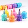 5 Colors Octopus Fluorescent Marker Pen Collection Highlighter Pens Painting Highlight