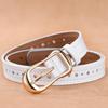 1Pc Women's Genuine Leather Casual Pin Buckle Belt - Versatile Korean Cowhide Waist Seal