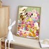 Disney Diamond Painting Peach and Diddy Theme Painting Cross Stitch Hanging Print Puzzle Mosaic Embroidery Home Decor 5D DIY Art Brand New