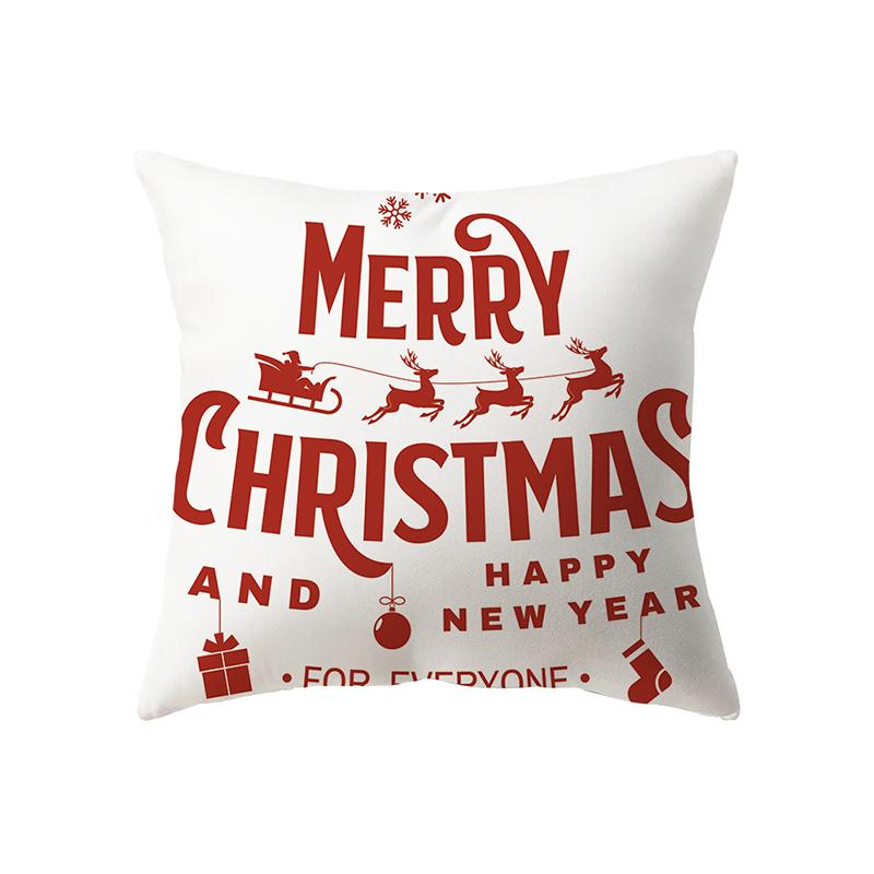 Χριστουγεννιάτικη Διακόσμηση Χριστουγεννιάτικο Θέμα Εκτύπωση Σχέδιο Κάλυμμα Μαξιλαριού Διακόσμηση Σαλονιού Σπιτιού Κάλυμμα Μαξιλαριού Μαξιλάρι