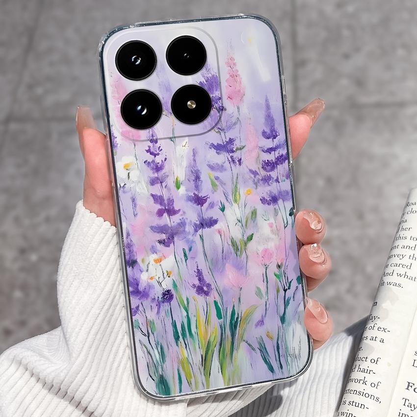 For Xiaomi 17 Mi 11T 11 10T 10 Pro 10S Phone Cover Sleeping Beauty Pattern Black TPU Soft Silicone Shockproof Protective Casing For Xiaomi Bumper Case