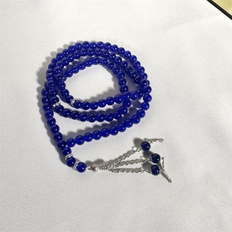 Islamic Tasbih Prayer Bead Bracelet Muslims Rosary Beaded Handchain Worship Supplies Accessory Unique Religion Eid Gift