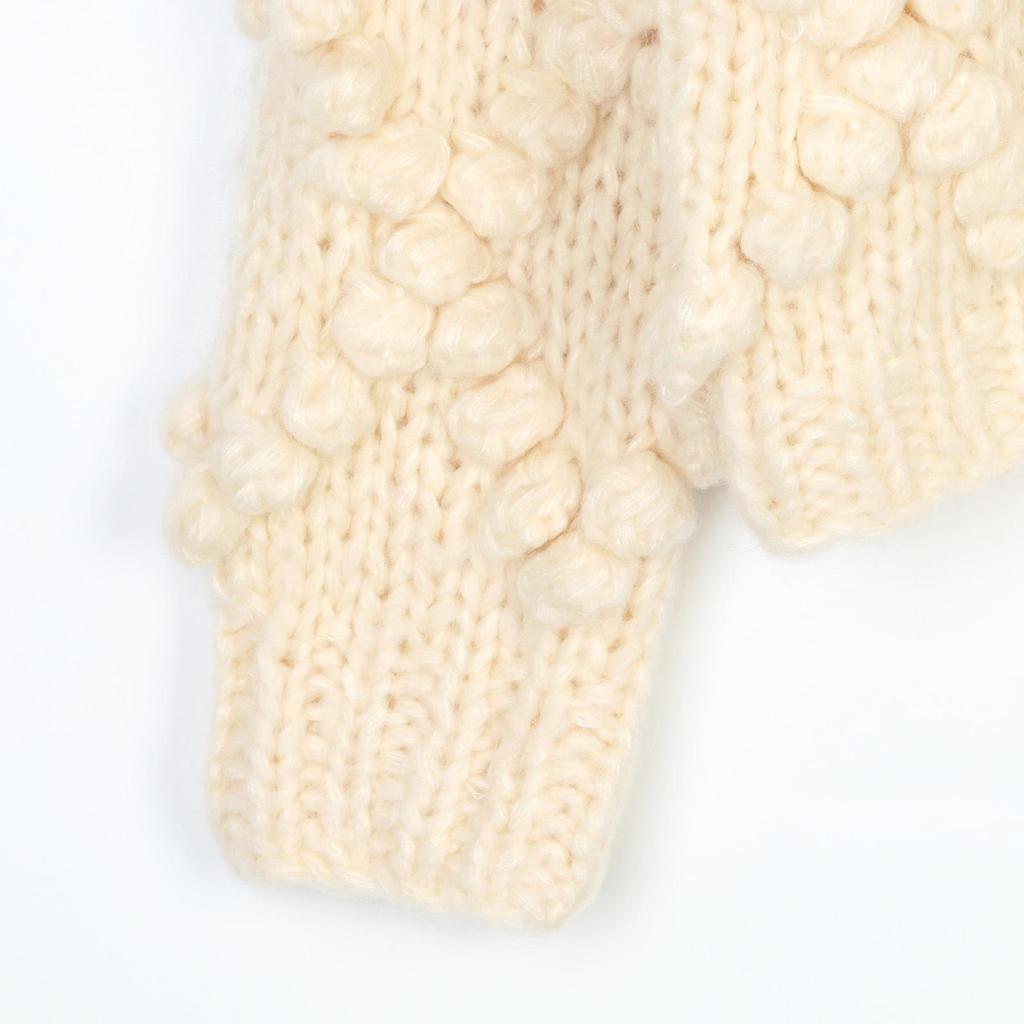 2024 Women's Handmade Crochet Crew Neck Straight-leg Cardigan - Lazy Style Versatile Loose Sweater Jacket