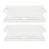 2PCS Magnetic Spice Rack for Refrigerator Carbon Steel Space Saving Spice   Magnetic Shelf for Kitchen Jars Seasoning Bottles