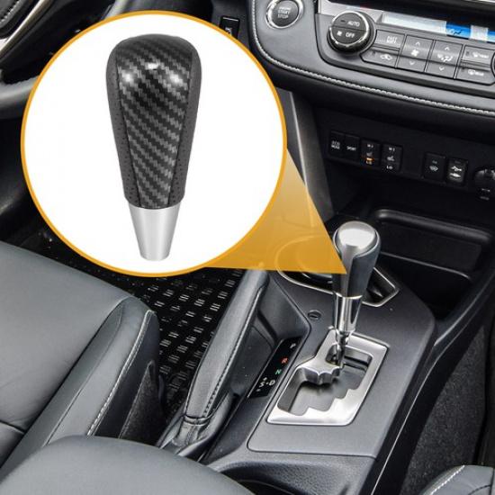 Gear Shift Knob Car Inner Gear Shifter Knob for Toyota Yaris 2004-2018 Gray