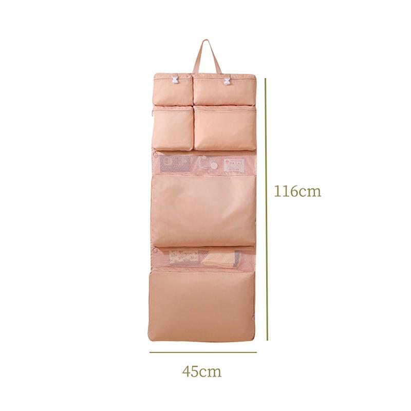 Foldable Organizer Hanging Bag For Travel, Storage Hanging Bags With Pockets - Daily Clothes Sorting Storage, Multi-Compartment