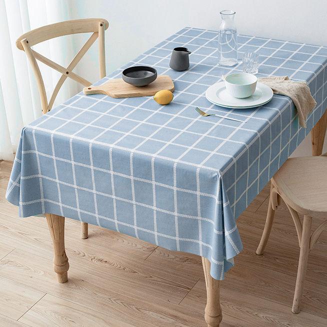 PVC Tischdecke Wasserdicht und Ölfest Waschfrei Pastoral Schreibtisch High-End Esstischdecke Kaffeetisch Tischmatte Ins Style Rechteckig