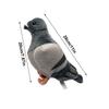 Pigeon Stuffed Animal 7.9 Inch Soft Cute Pigeon Plush Toy, Realistic Stuffed Bird Doll for Kids, Collectors, Car & Home Decor