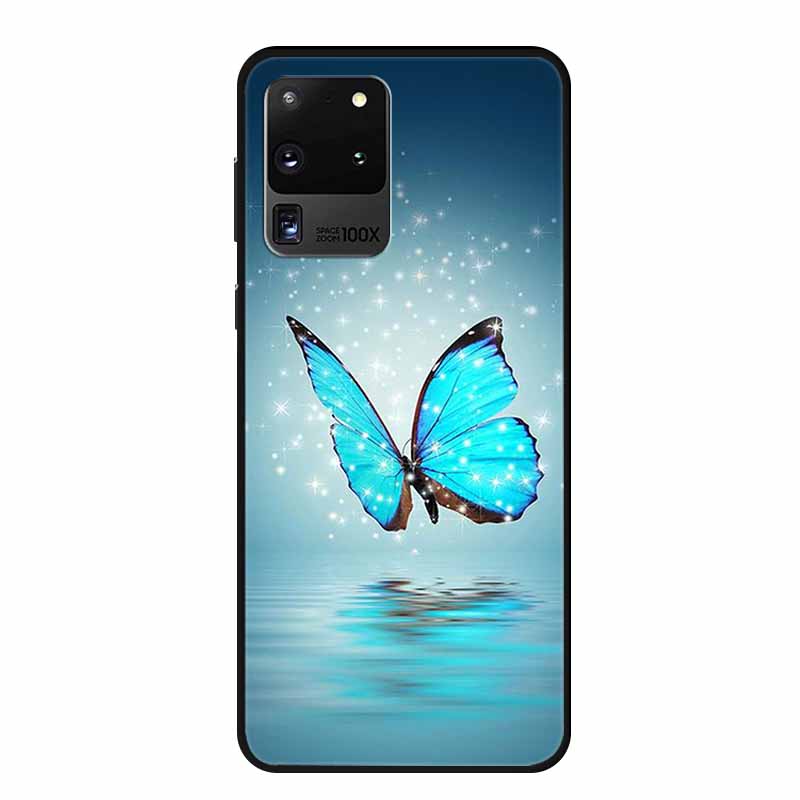 For Samsung S20 Ultra 5G Phone Cases Animals TPU Soft Silicone Back Cover for Samsung Galaxy S20 Ultra LTE 5G Funda Bumper Coque