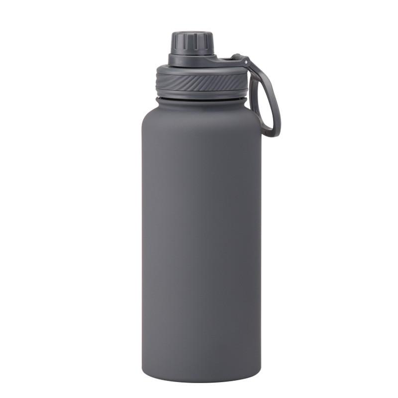 1L Stainless Steel Vacuum Insulated Water Bottle With Wide Mouth Portable Outdoor Sports Travel