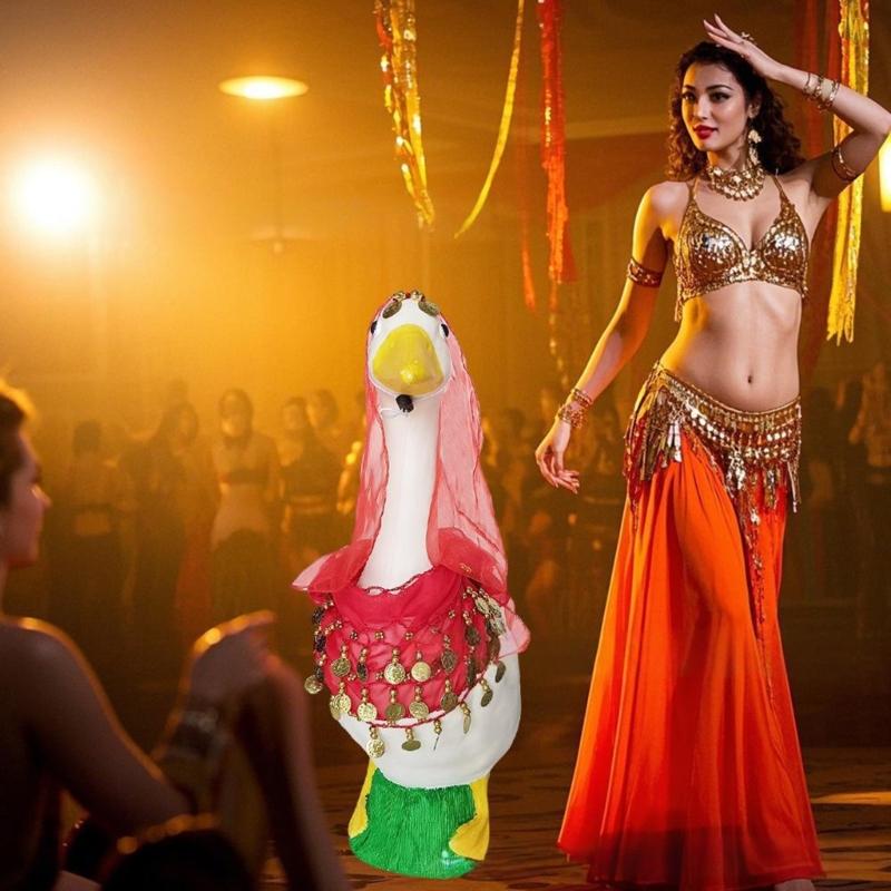 Belly Dance Outfit Set Belly Dance Hip Scarf,Coins Head Scarf Gypsy Costume Accessories for Womens Belly Dance Costume