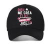 with French Quote Dieu Me C'est Mon Saint print baseball cap fashion Harajuku Retro Unisex Snapback Hat Breathable Trucker Hats