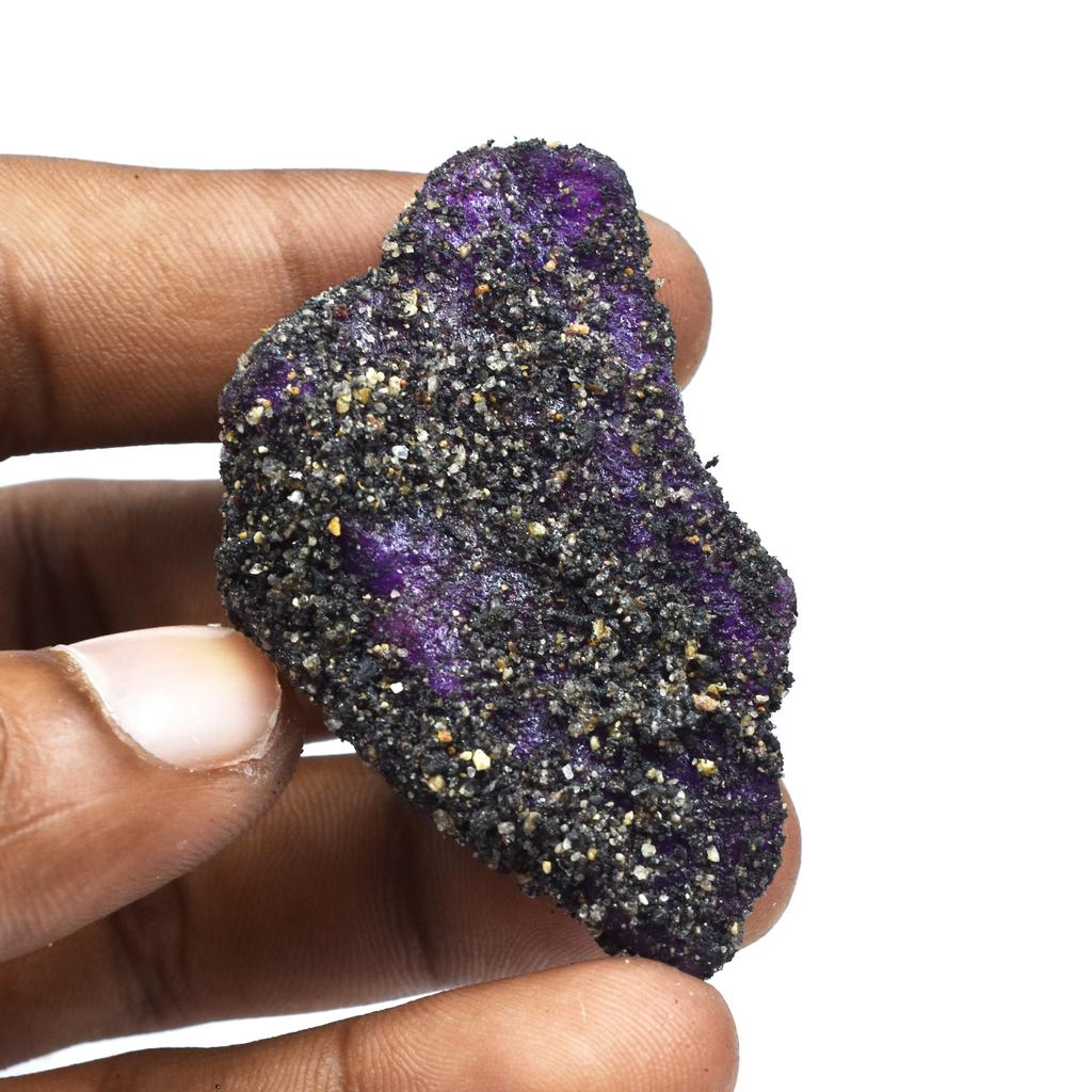 Natural Purple Sapphire Loose Gemstone 119.60 Ct Uncut Raw Rough September Birthday Birthstone