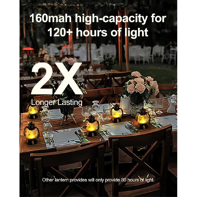 SHYMERY Mini Lantern, Western Party Decorations, 12 Pcs Western Themed Table Centerpieces, Cowboy Lantern Favors, Camping Decor Hanging Lamp for