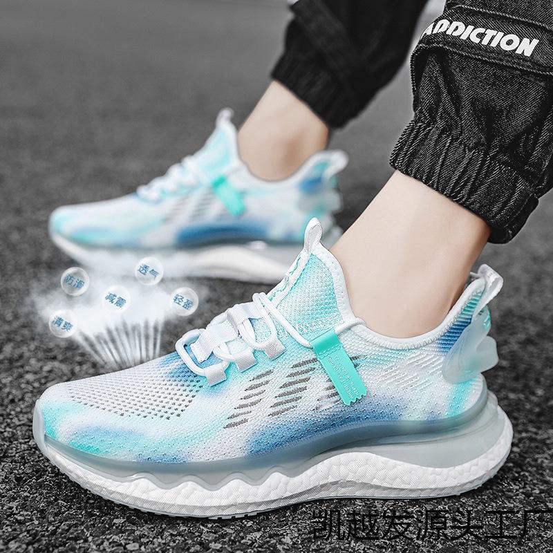 Casual Shoes Summer Men's Shoes Hollow Popcorn Breathable Running Shoes Sports Shoes Fashion Casual Shoes