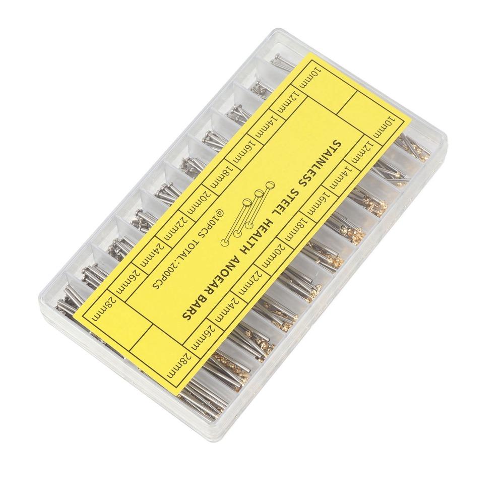 Stainless Steel Watch Screw Tube Gold Silver Color 10 Size Options Watch Strap Connection Rod Watch Band Screw Pin