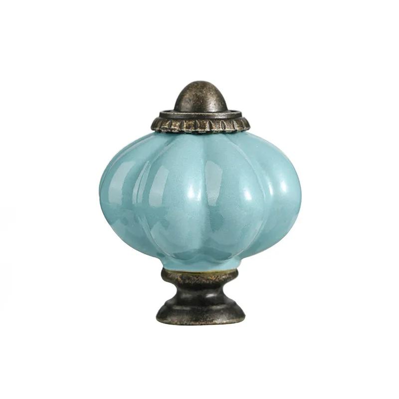 4/8pcs Ceramics Vintage Drawer Knob Handle Cabinet Cupboard Door Pull Furniture Hardware Handle pulls Drawer Knob