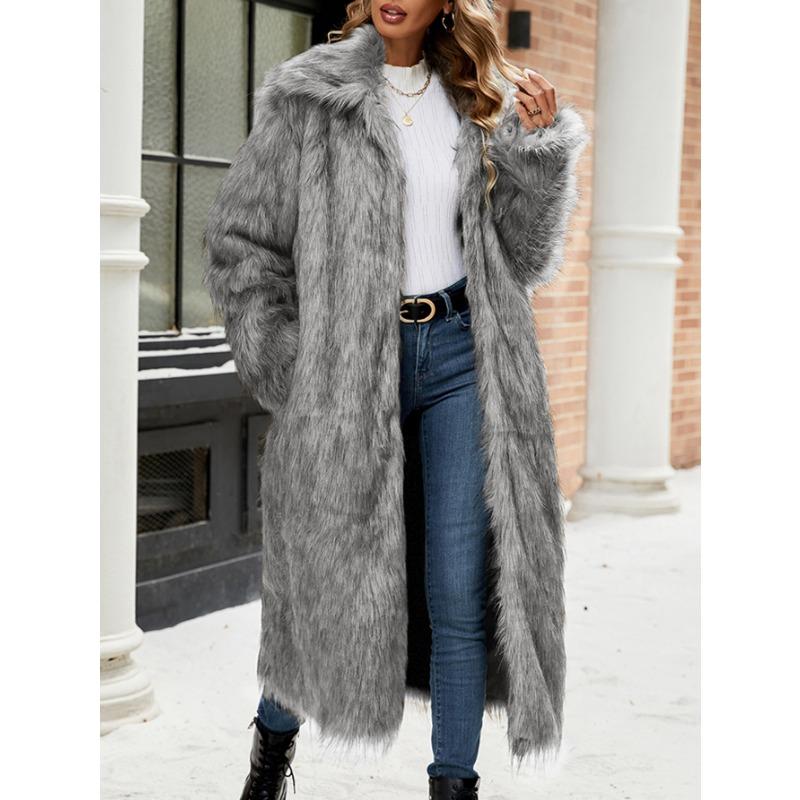 Abrigo Largo de Mujer para Otoño e Invierno