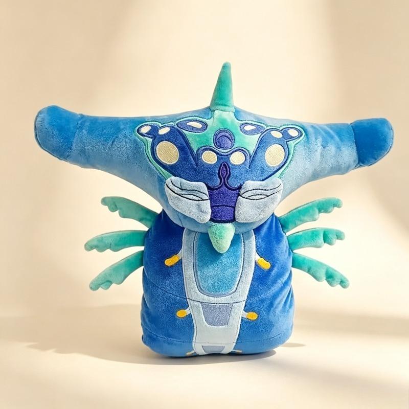 Cute Subnautica Plush Creature Stuffed Toys Reaper Leviathan Sea Oculus Soft Plushies for Subnautica Game Fans Collectible Gift