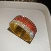 Diamond sparkle~ diamond-encrusted multi-layer round gradual change opening bracelet design sense niche bracelet fashionable exquisite jewelry