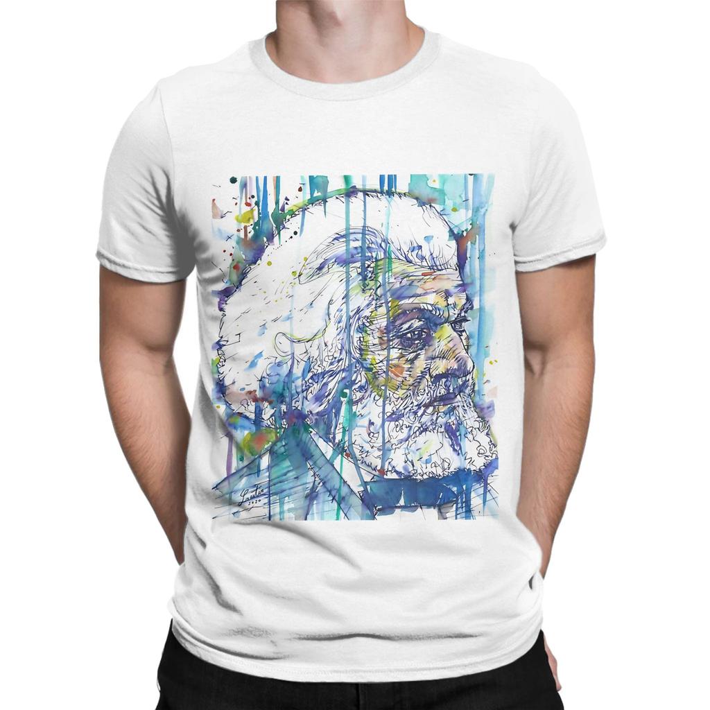 FREDERICK DOUGLASS Watercolor and Ink Portrait Novelty 100 Cotton TShirt Frederick Douglass Tees Tops For Unisex