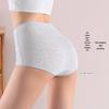 High-Waisted Plus Size Women's Cotton Tummy Control Panties with Butt Lifting and All-Cotton Crotch