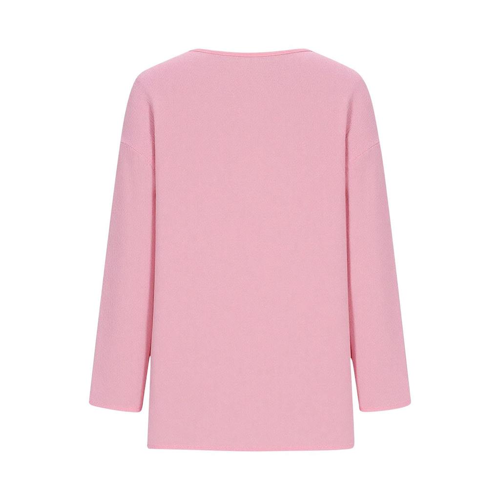 Women Long Sleeve Cotton Shirts  Casual Button Loose Tops