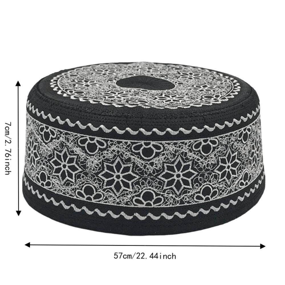 Embroidered Design Embroidered Kufi Hat Traditional Kufi Cap For Weddings