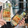 Phone Case: 2D Flat Design Suitable for Samsung Galaxy A34 A35 M05 M06 S20 S22 S21 FE Plus 5G Protective Case, Pumpkin Plush Cottage, Perfect Christma