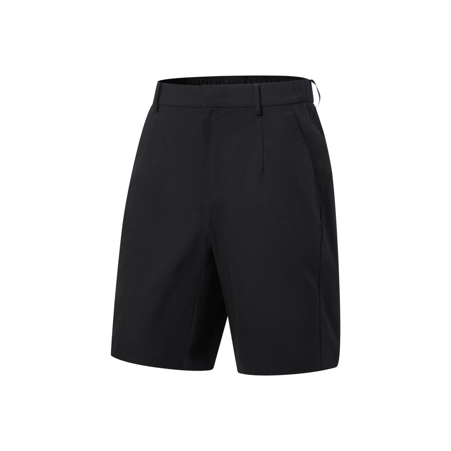 Li Ning Honor Золотой Стандарт | Простые Модные Повседневные Однотонные Спортивные Шорты для Бега Ветрозащитные Водостойкие Удобные Дышащие Тканые AKSW399-3 S