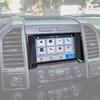 Carbon Fiber Grain Navigation GPS Decorative Trim for Ford F150 2015 2016 2017